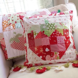 Scrappy Strawberry Block