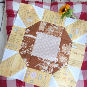 Sunny Sunflower Block